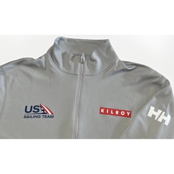 Women's Helly Hansen USA Sailing Team 1/4 Zip performance Pullover Sz Med ⛵️ - Picture 1 of 6